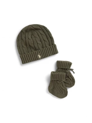 Obrázek produktu Polo Ralph Lauren Set čepice a ponožky 320P01426506 Tmavě zelená