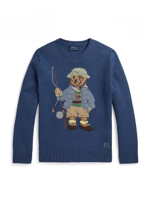 Obrázek produktu Polo Ralph Lauren svetr dětský bavlněný modrá