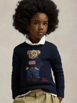 Obrázek produktu Polo Ralph Lauren svetr dětský bavlněný námořnická modř