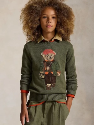 Obrázek produktu Polo Ralph Lauren svetr dětský bavlněný zelená