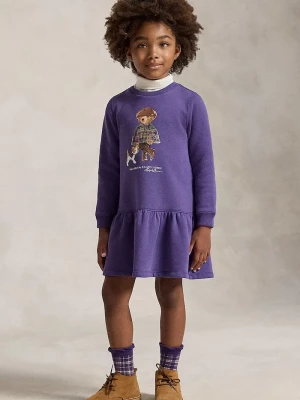 Obrázek produktu Polo Ralph Lauren svetrové šaty s bavlnou fialová