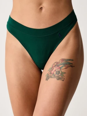 Obrázek produktu Polo Ralph Lauren tanga dámské bavlněné s elastanem zelená