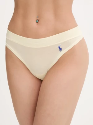 Obrázek produktu Polo Ralph Lauren tanga dámské bavlněné s elastanem žlutá