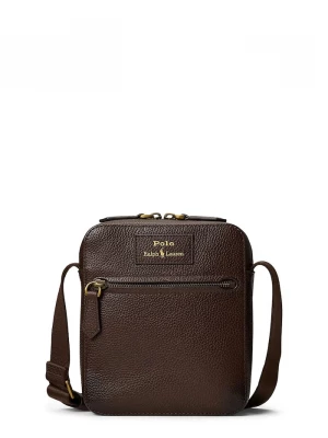 Obrázek produktu Polo Ralph Lauren taška přes rameno pánská kožená hnědá