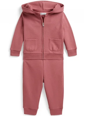 Obrázek produktu Polo Ralph Lauren teplákový set dětský s bavlnou růžová