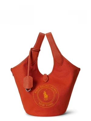 Obrázek produktu Polo Ralph Lauren tote taška dámská bavlněná oranžová