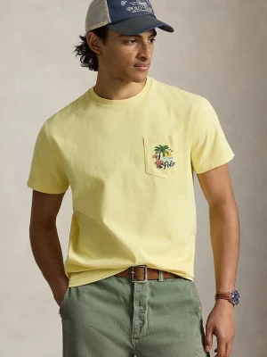 Obrázek produktu Polo Ralph Lauren tričko pánské bavlněné žlutá