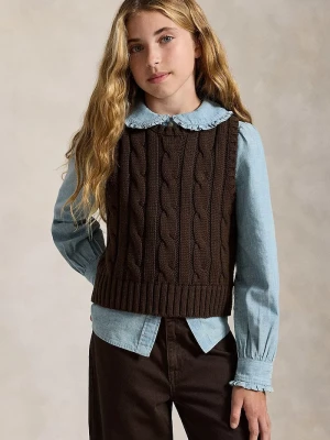 Obrázek produktu Polo Ralph Lauren vesta dětská bavlněná hnědá