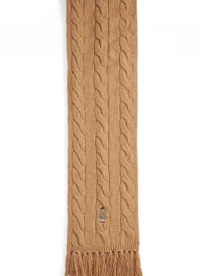 Obrázek produktu Polo Ralph Lauren Vlněná šála Polo Ralph Lauren béžová
