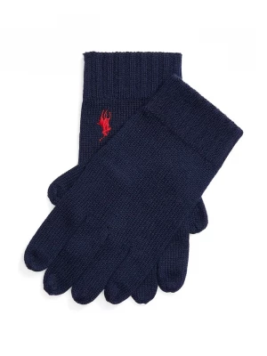 Obrázek produktu Polo Ralph Lauren Vlněné rukavice Polo Ralph Lauren námořnická modř
