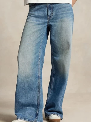Obrázek produktu Polo Ralph Lauren wide leg džíny dámské modrá