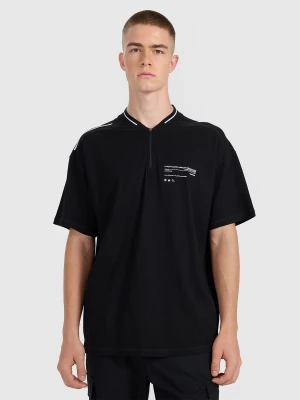 Obrázek produktu Polo tričko oversize pánské - černé 4F