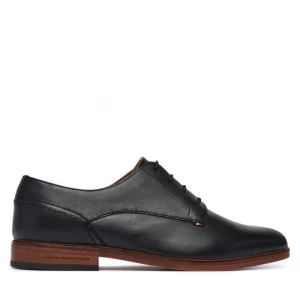 Obrázek produktu Polobotky Tommy Hilfiger Hilfiger Leather Dress Shoe FM0FM05777 Černá