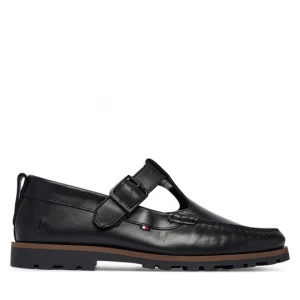 Obrázek produktu Polobotky Tommy Hilfiger Hilfiger Light Lth Buckle Loafer FM0FM05846 Černá