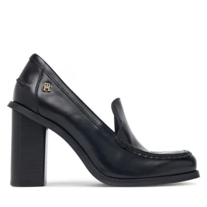 Obrázek produktu Polobotky Tommy Hilfiger Square Toe Heeled Loafer FW0FW09493 Černá