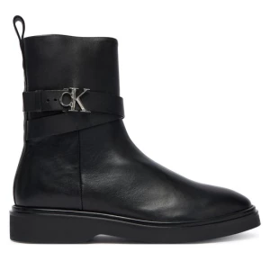Obrázek produktu Polokozačky Calvin Klein Ankle Boot W/ Metal Logo HW0HW02663 Černá