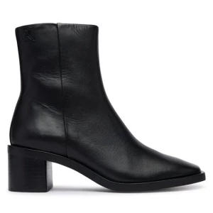 Obrázek produktu Polokozačky Calvin Klein Block Heel Ank Boot Lth HW0HW03220 Černá