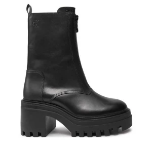 Obrázek produktu Polokozačky Calvin Klein Jeans Chunky Heeled Zip YW0YW01541 Černá