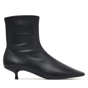 Obrázek produktu Polokozačky Calvin Klein Round Kitt Heel Ankle Boot Nappa HW0HW03169 Černá