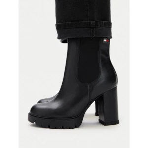Obrázek produktu Polokozačky Tommy Jeans Tjw Chelsea High Heel Boots EN0EN03112 Černá