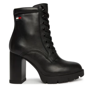 Obrázek produktu Polokozačky Tommy Jeans Tjw Lace Up High Heel Boots EN0EN03109 Černá