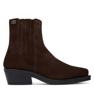 Obrázek produktu Polokozačky Tommy Jeans Tjw Suede Cowboy Boots EN0EN03142 Tmavě hnědá