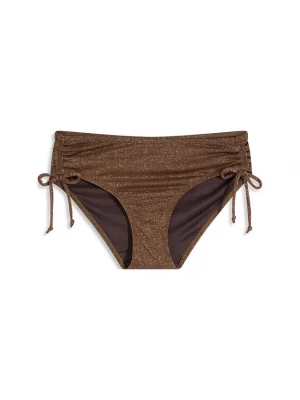 Obrázek produktu Połyskujące figi bikini z błyszczącego materiału BonPrix brązowy