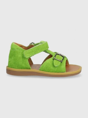 Obrázek produktu Pom D'api Dětské kožené sandály Reebok Classic zelená
