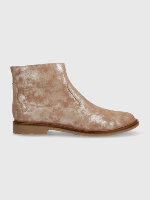 Obrázek produktu Pom D'api Dětské semišové boty Pom D'api SISTER BOOTS béžová