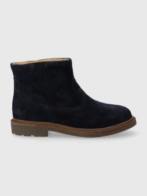 Obrázek produktu Pom D'api Dětské semišové boty SISTER BOOTS námořnická modř