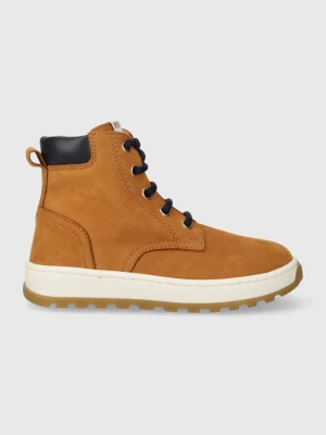 Obrázek produktu Pom D'api Dětské semišové polobotky FLOW BOOTS hnědá