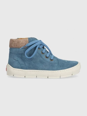 Obrázek produktu Pom D'api Dětské semišové sneakers boty START TOP modrá