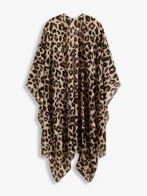 Obrázek produktu Pončo s leopardím vzorem BonPrix
