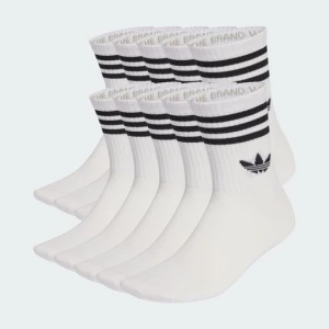 Obrázek produktu PONOŽKY 3-STRIPES CREW – 10 PÁRŮ Adidas bílá