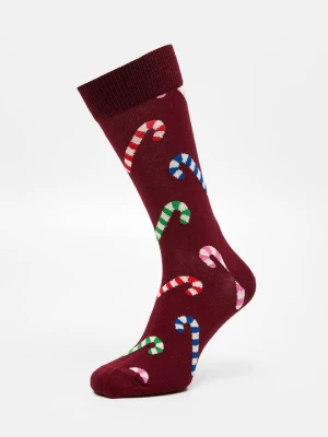 Obrázek produktu Ponožky Happy Socks tmavě červená
