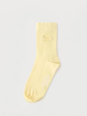 Obrázek produktu Ponožky Maison Kitsuné světle žlutá