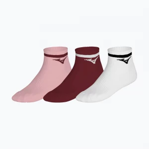 Obrázek produktu Ponožky Mizuno Training Mid With Line 3 pairs pinkesque / lava falls / white