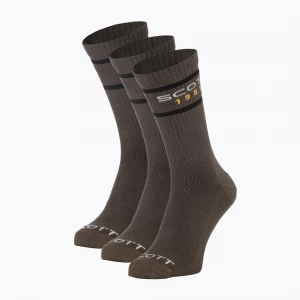 Obrázek produktu Ponožky SCOTT Retro Casual Crew 3 pairs wood grey