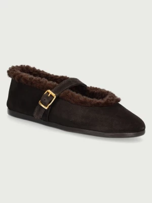 Obrázek produktu Posa baleríny semišové St. Moritz Ballet Flats hnědá
