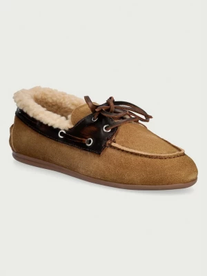 Obrázek produktu Posa mokasíny dámské semišové Boat Loafer béžová