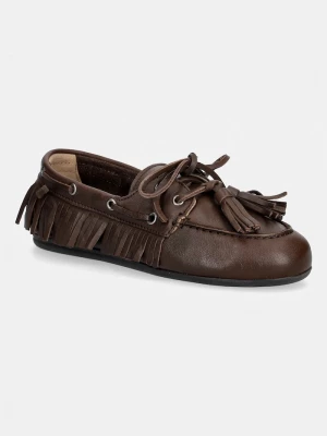 Obrázek produktu Posa mokasíny dámské semišové Boat Loafer Native Tassel hnědá