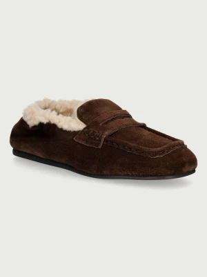 Obrázek produktu Posa Mokasíny dámské semišové Penny Loafer hnědá