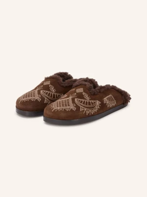 Obrázek produktu Posa Mules tmavě hnědá / béžová