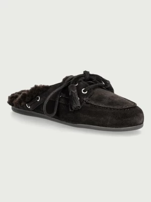 Obrázek produktu Posa pantofle dámské semišové Boat Loafer Mule hnědá