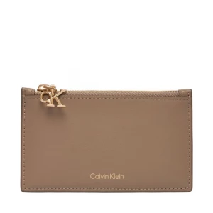 Obrázek produktu Pouzdro na kreditní karty Calvin Klein Ck Zip Cardcase 6Cc LV04F1076G Béžová