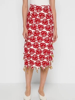 Obrázek produktu Pouzdrová sukně Tory Burch červená