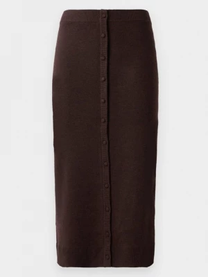 Obrázek produktu Pouzdrová sukně Victoria Beckham tmavě hnědá