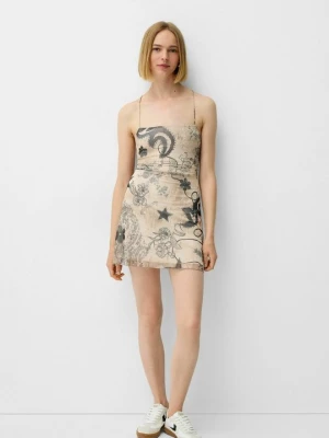 Obrázek produktu Pouzdrové šaty Bershka béžová