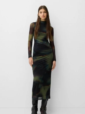 Obrázek produktu Pouzdrové šaty Bershka zelená evergreen