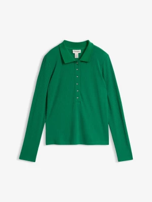 Obrázek produktu Prążkowana koszulka polo BonPrix zielony